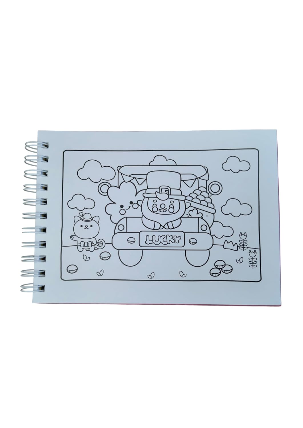 11 Livro de Colorir Cute & Comfy Capa Dura com Laminação