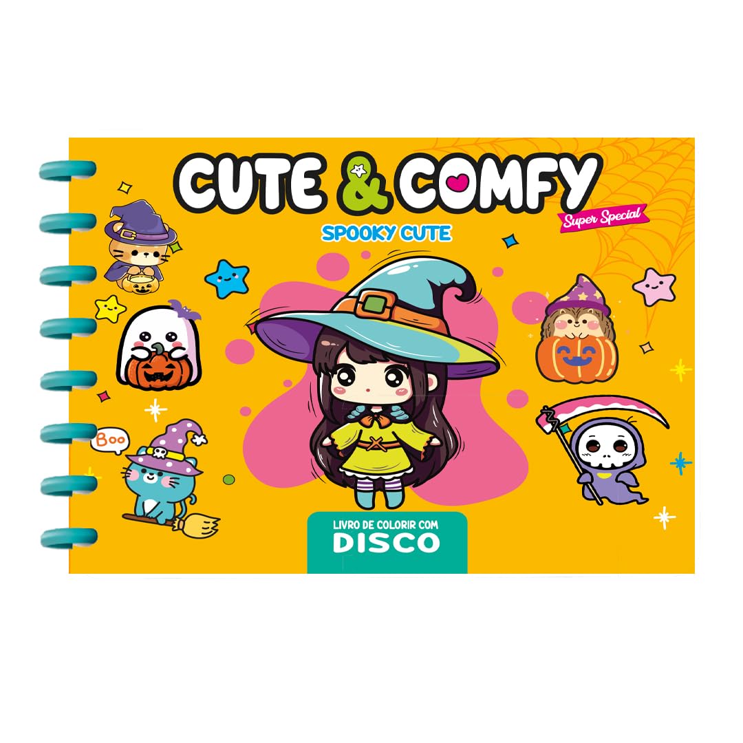 Livro de Colorir Cute & Comfy Capa Dura com Laminação – Super Special Edição 08