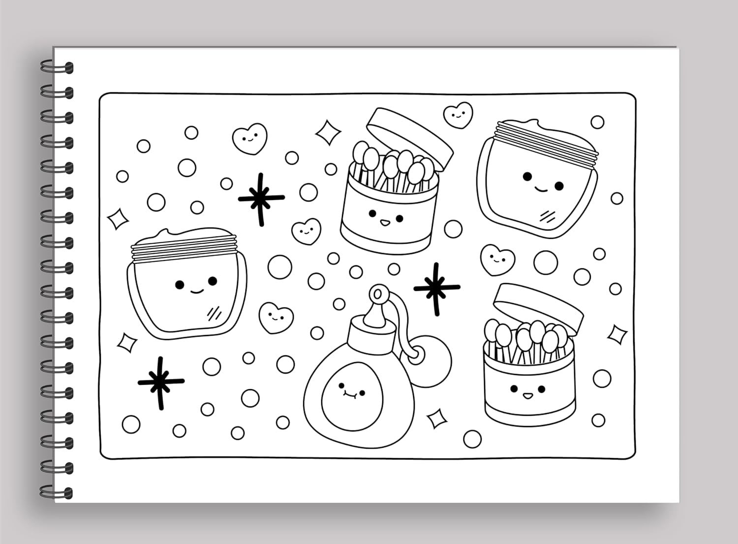 Livro de Colorir Cute & Comfy Capa Dura com Laminação – Super Special Edição 01