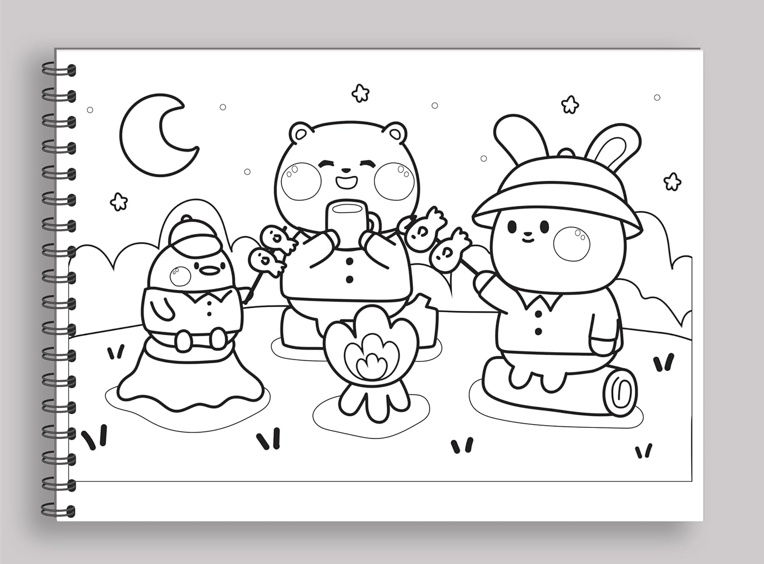 Livro de Colorir Cute & Comfy Capa Dura com Laminação – Super Special Edição 06