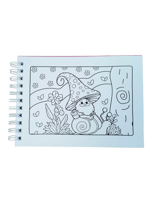 11 Livro de Colorir Cute & Comfy Capa Dura com Laminação